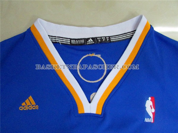 Maillot Manche Courte Golden State Warriors Curry Bleu